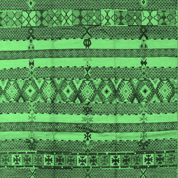 Solid Emerald Green Modern Rug, urb1280emgrn