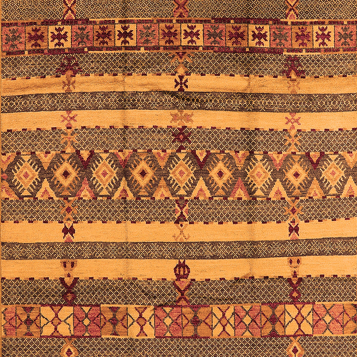 Machine Washable Solid Orange Modern Area Rugs, wshurb1280org