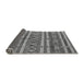 Sideview of Solid Gray Modern Rug, urb1280gry