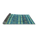 Sideview of Solid Light Blue Modern Rug, urb1280lblu