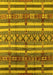 Solid Yellow Modern Rug, urb1280yw