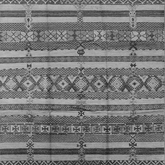 Square Solid Gray Modern Rug, urb1280gry