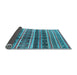 Sideview of Solid Light Blue Modern Rug, urb1281lblu