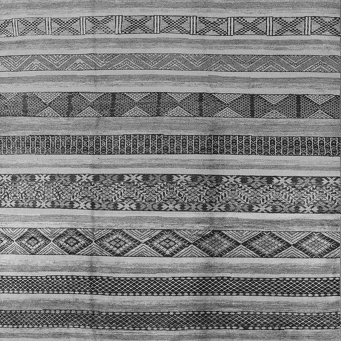 Square Solid Gray Modern Rug, urb1281gry