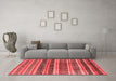 Modern Red Washable Rugs