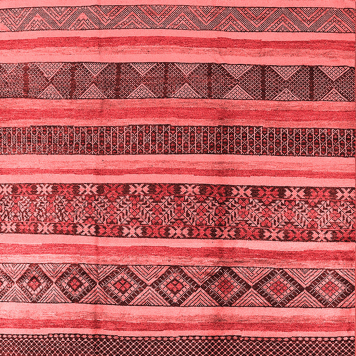 Solid Red Modern Area Rugs