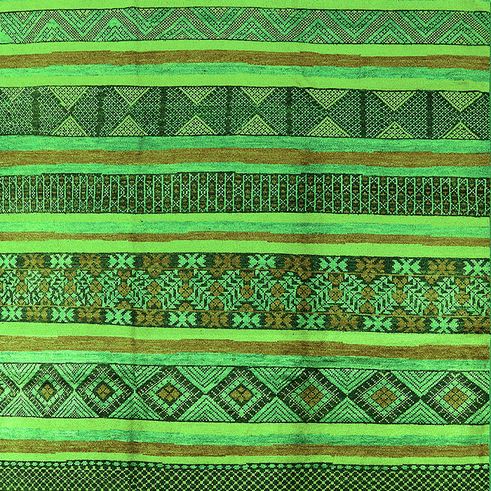 Solid Green Modern Rug, urb1281grn