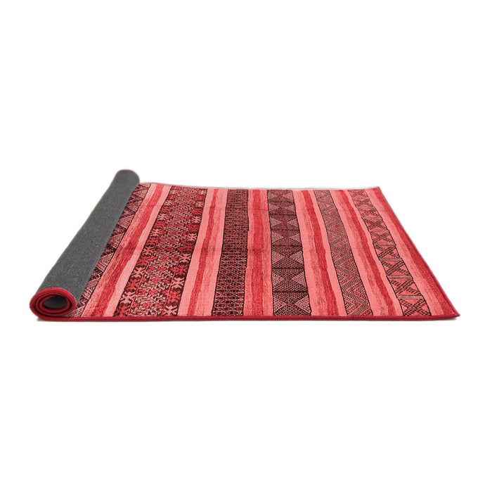 Solid Red Modern Area Rugs