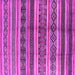 Square Machine Washable Solid Pink Modern Rug, wshurb1281pnk