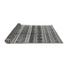 Sideview of Solid Gray Modern Rug, urb1281gry