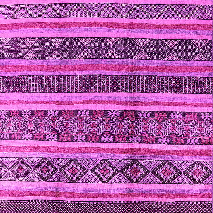 Machine Washable Solid Pink Modern Rug, wshurb1281pnk