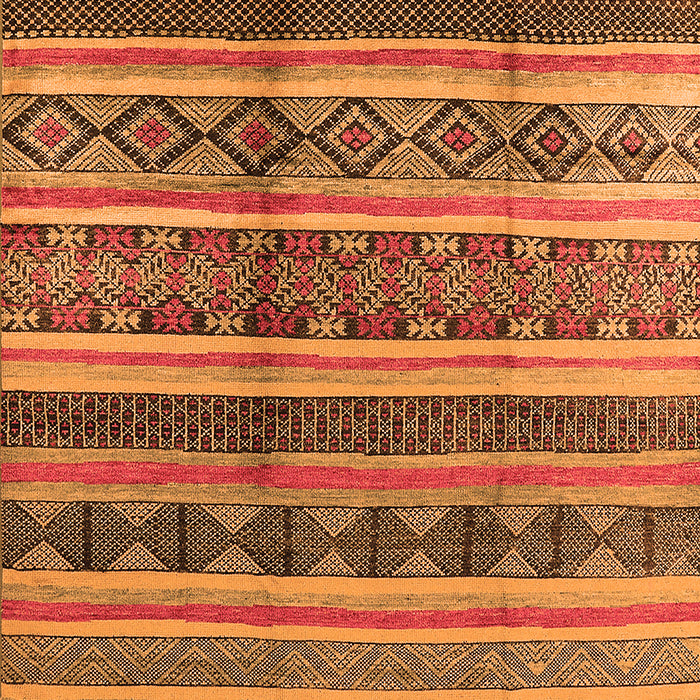 Machine Washable Solid Orange Modern Area Rugs, wshurb1281org