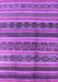 Machine Washable Solid Purple Modern Area Rugs, wshurb1281pur