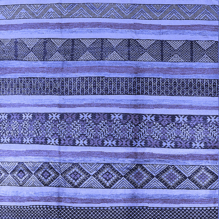 Solid Blue Modern Rug, urb1281blu