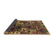 Sideview of Solid Brown Modern Rug, urb1282brn