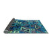 Sideview of Solid Light Blue Modern Rug, urb1282lblu