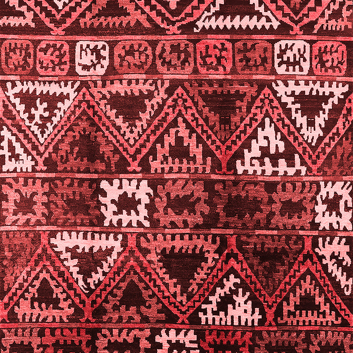 Machine Washable Solid Red Modern Rug, wshurb1282red