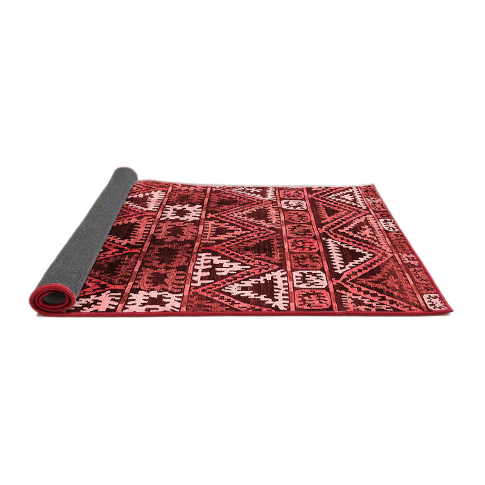 Solid Red Modern Area Rugs