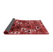 Solid Red Modern Area Rugs