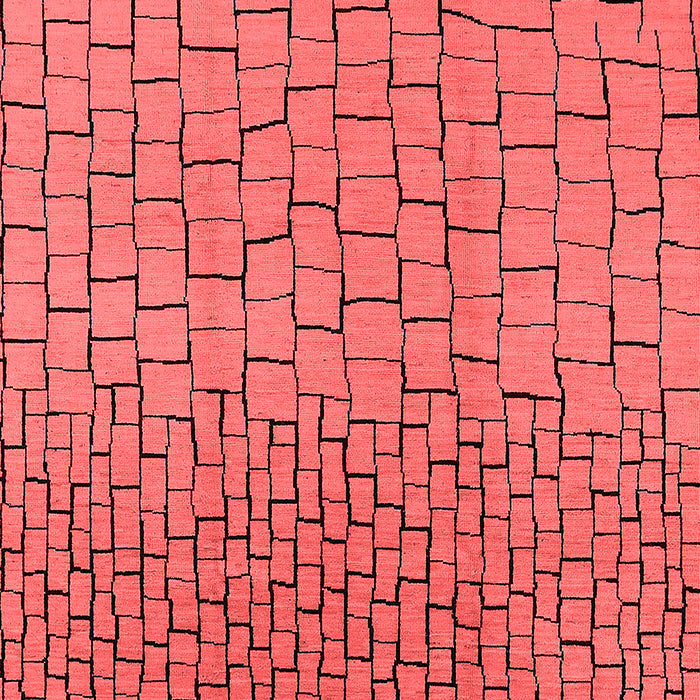 Machine Washable Solid Red Modern Rug, wshurb1283red