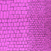 Square Machine Washable Solid Pink Modern Rug, wshurb1283pnk
