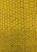 Machine Washable Solid Yellow Modern Rug, wshurb1283yw