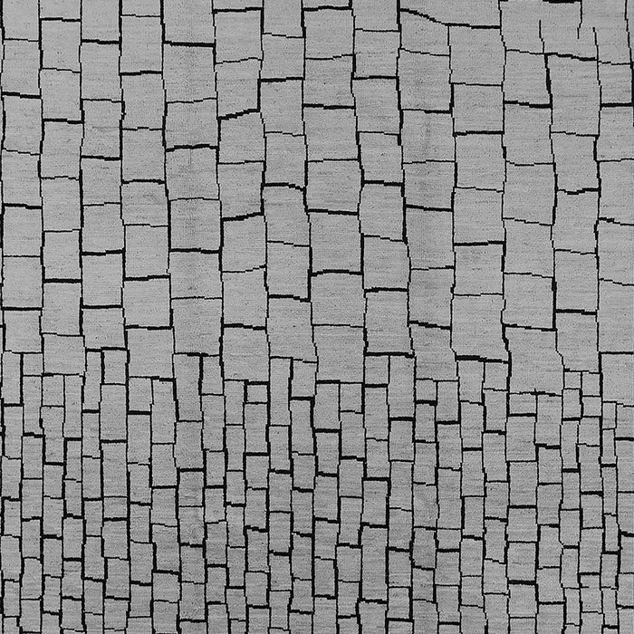 Machine Washable Solid Gray Modern Rug, wshurb1283gry