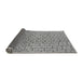 Sideview of Solid Gray Modern Rug, urb1283gry