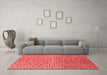 Modern Red Washable Rugs