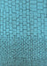 Solid Light Blue Modern Rug, urb1283lblu