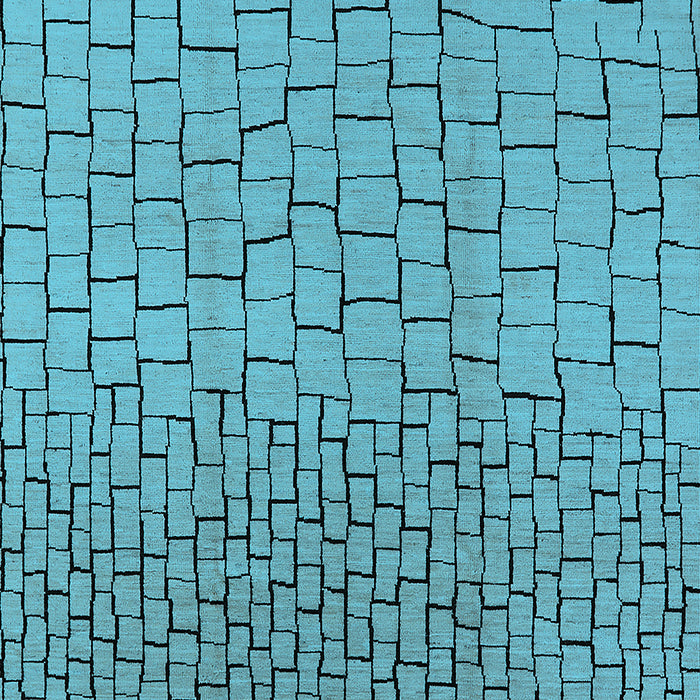 Solid Light Blue Modern Rug, urb1283lblu