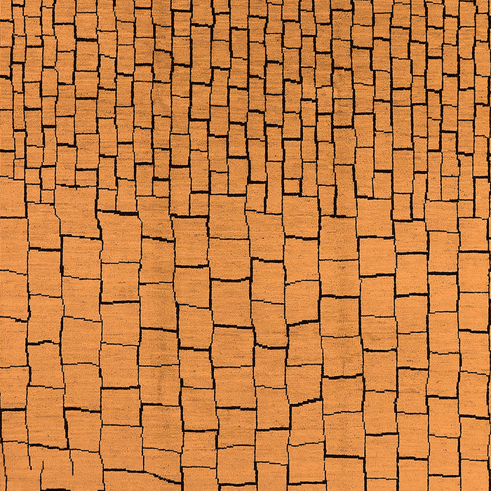 Solid Orange Modern Rug, urb1283org
