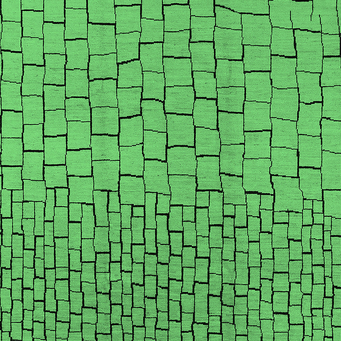 Solid Emerald Green Modern Rug, urb1283emgrn