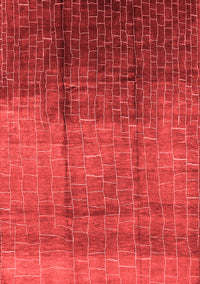 Solid Red Modern Rug, urb1284red