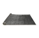 Sideview of Solid Gray Modern Rug, urb1284gry