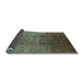 Sideview of Solid Light Blue Modern Rug, urb1284lblu