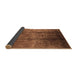 Sideview of Oriental Brown Industrial Rug, urb1285brn