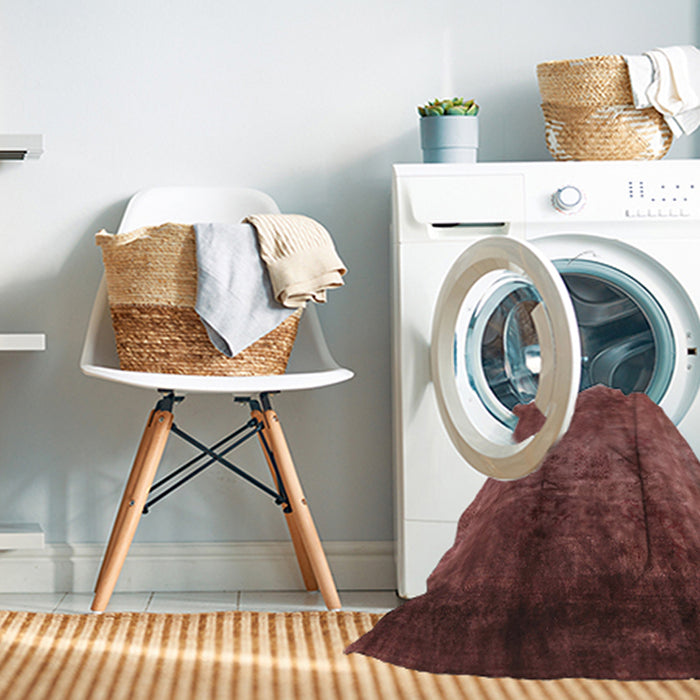 Machine Washable Industrial Modern Red Rug in a Washing Machine, wshurb1285