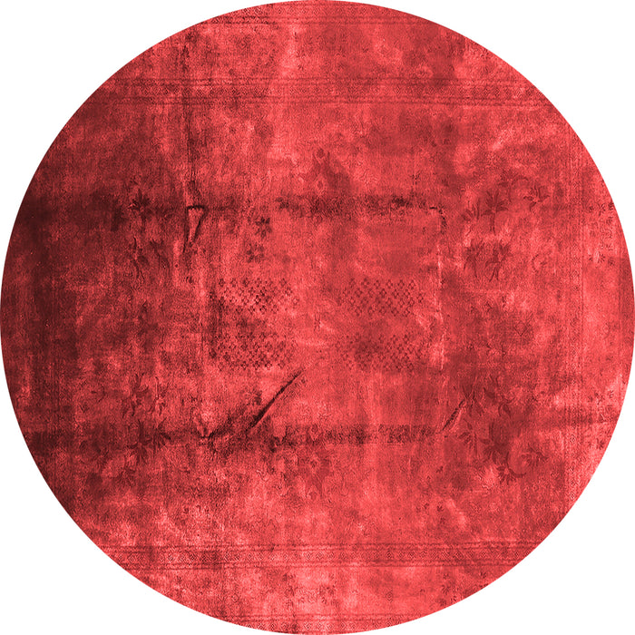 Machine Washable Oriental Red Industrial Rug, wshurb1285red