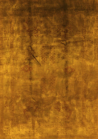 Oriental Yellow Industrial Rug, urb1285yw