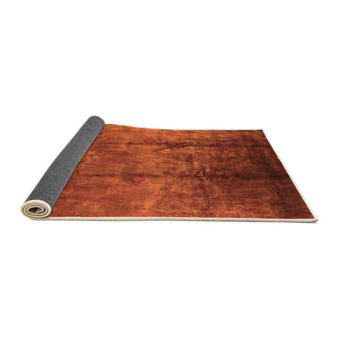 Sideview of Oriental Orange Industrial Rug, urb1285org