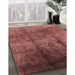 Machine Washable Industrial Modern Red Rug in a Family Room, wshurb1285