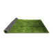 Sideview of Oriental Green Industrial Rug, urb1285grn