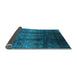 Sideview of Oriental Light Blue Industrial Rug, urb1286lblu