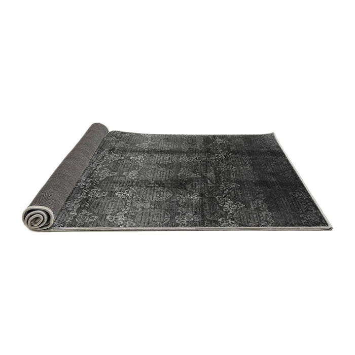 Sideview of Oriental Gray Industrial Rug, urb1286gry