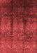 Oriental Red Industrial Area Rugs