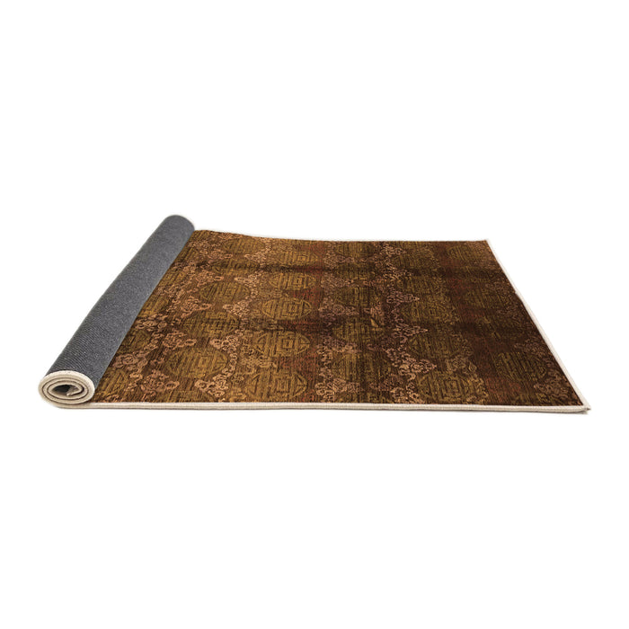 Sideview of Oriental Orange Industrial Rug, urb1286org