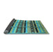 Sideview of Oriental Light Blue Industrial Rug, urb1287lblu