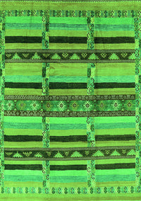 Oriental Green Industrial Rug, urb1287grn