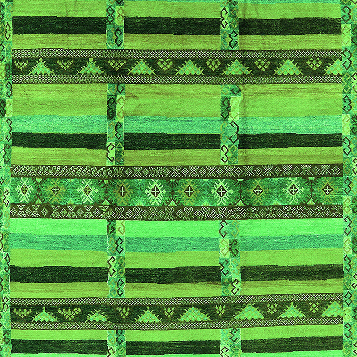 Oriental Green Industrial Rug, urb1287grn